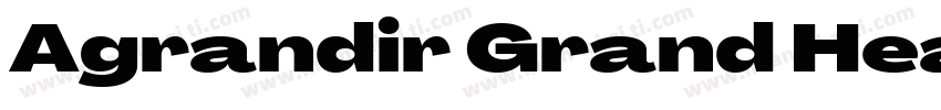Agrandir Grand Heav字体转换